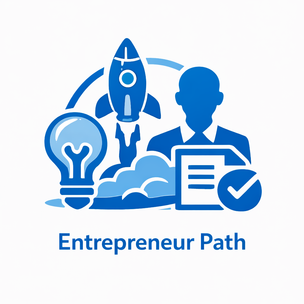 Entrepreneur setup icon