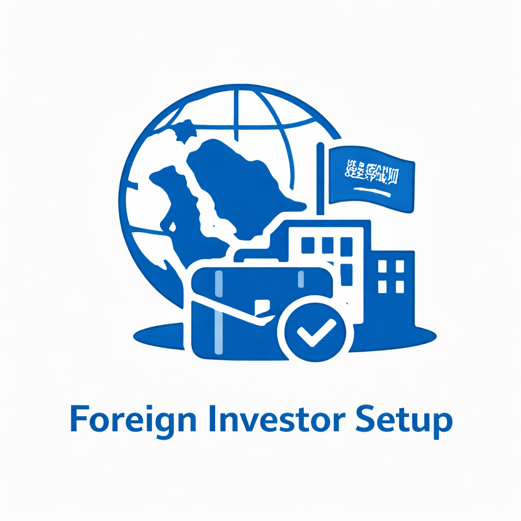 Foreign investor setup icon